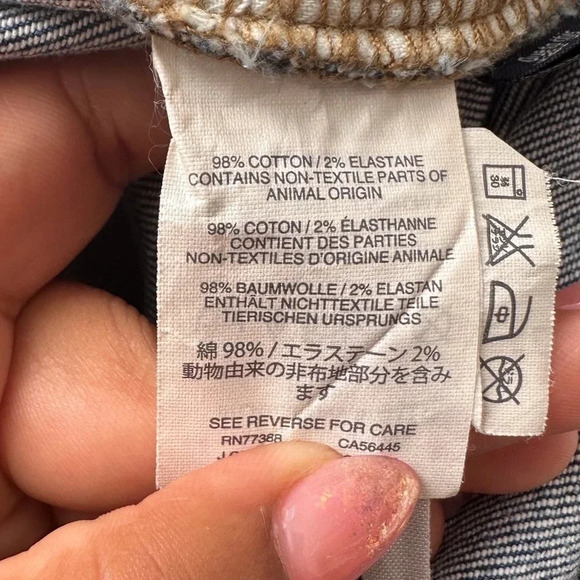 J.Crew Vintage Crop Straight Leg Jeans in Rhode Wash size 27 - Picture 7 of 8